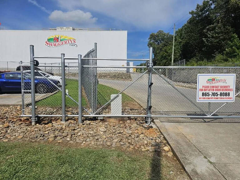 Commercial Chain Link Fence Gate